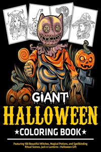 Giant Halloween Coloring Book
