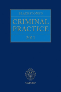 Blackstone's Criminal Practice