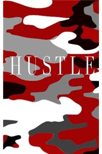 Hustle Red camouflage Writing Drawing Journal