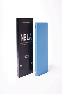 Nbla Biblia Ultrafina, Letra Grande, Colección Premier, Azul