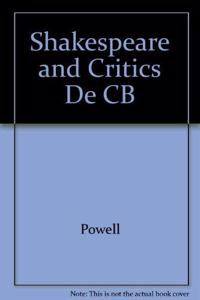 Shakespeare and Critics De CB