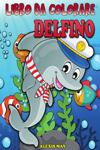 Libro da Colorare Delfino