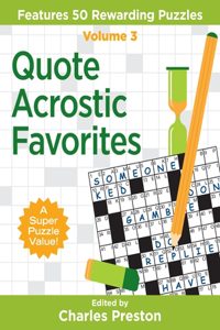 Quote Acrostic Favorites