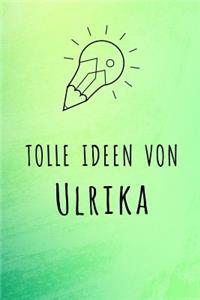 Tolle Ideen von Ulrika: Unliniertes Notizbuch mit Rahmen für deinen Vornamen