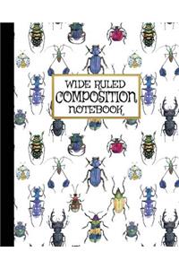 Wide Ruled Composition Notebook