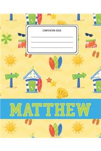 Composition Book Matthew