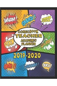 Comic Book Teacher Academic Planner 2019- 2020
