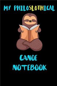 My Philoslothical Canoe Notebook