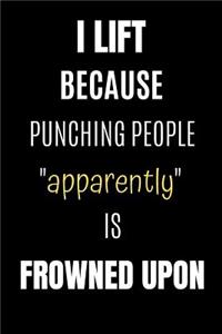 I Lift Because Punching People is Frowned Upon