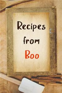 Recipes From Boo