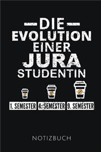 Die Evolution Einer Jura Studentin Notizbuch