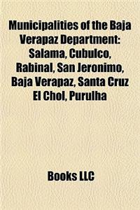 Municipalities of the Baja Verapaz Department