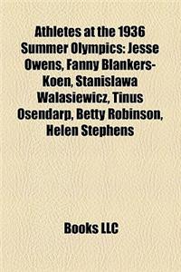 Athletes at the 1936 Summer Olympics