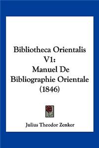 Bibliotheca Orientalis V1