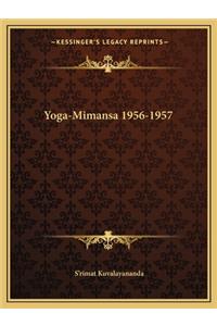 Yoga-Mimansa 1956-1957