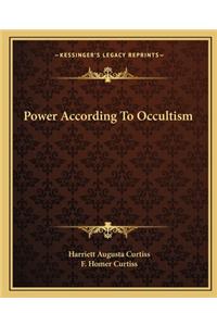 Power According To Occultism