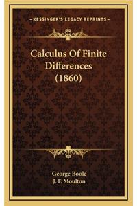 Calculus of Finite Differences (1860)