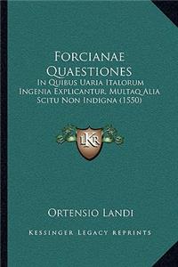 Forcianae Quaestiones