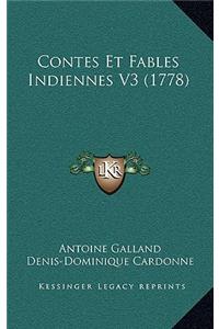 Contes Et Fables Indiennes V3 (1778)