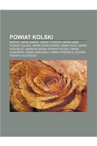 Powiat Kolski: Brdow, Gmina Babiak, Gmina Chodow, Gmina D Bie (Powiat Kolski), Gmina Grzegorzew, Gmina Ko O, Gmina Ko Cielec