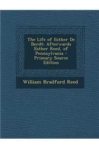 The Life of Esther de Berdt
