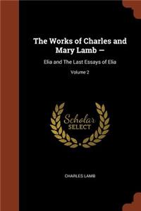 Works of Charles and Mary Lamb -