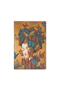 Paperblanks Madame Butterfly Esprit de Lacombe Softcover Flexi Mini Lined 208 Pg 80 GSM