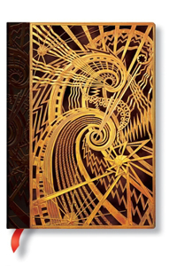The Chanin Spiral (New York Deco) Mini Lined Hardcover Journal