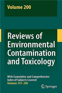 Reviews of Environmental Contamination and Toxicology 200