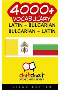 4000+ Latin - Bulgarian Bulgarian - Latin Vocabulary
