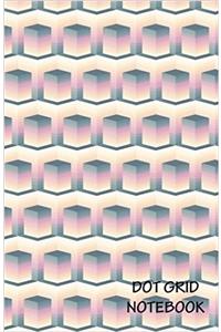 Dot Grid Notebook- Art Pattern Design: 120 Dot Grid Pages, 5.5 X 8.5 Inches