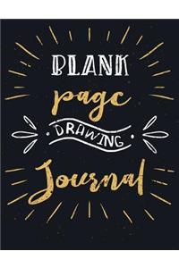 Blank Page Drawing Journal