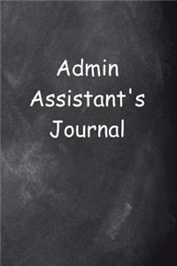 Admin Assistant's Journal Chalkboard Design