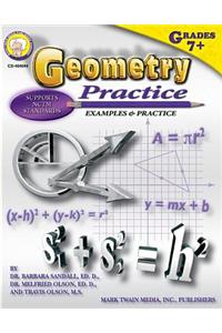 Geometry Practice Book, Grades 7 - 8