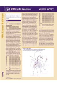CPT 2013 Express Reference Coding Card General Surgery