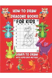 How To Draw Dragon Book For Kids Learn To Draw With Copy Grid Method