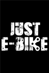 JUST E-BIKE Notizbuch