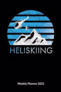 Heliskiing. Weekly Planner 2021