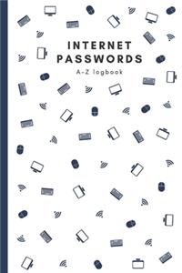 Internet Passwords A-Z Logbook
