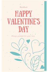 Happy Valentine's day notebook