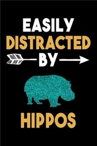 Easily Distracted By Hippos Journal