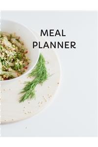 Meal Planner: 55 Week Meal Planner, Shopping List, Organizer Notebook & Productivity Journal. Planner For a Daily Meals, Tracker, Diet Minder, Body Health, Wellne