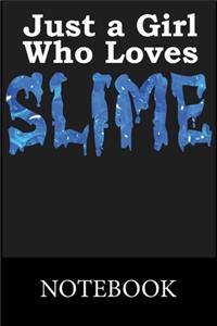Just a Girl Who Loves Slime Notebook