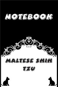 Maltese Shih Tzu Notebook