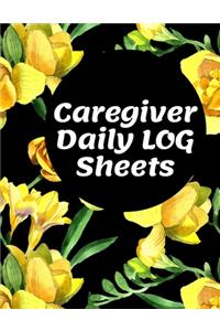 Caregiver Daily Log Sheets