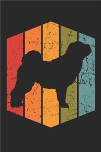 Retro Shar Pei Notebook - Gift for Shar Pei Lovers and Dog Owners - Vintage Shar Pei Diary - Shar Pei Writing Journal
