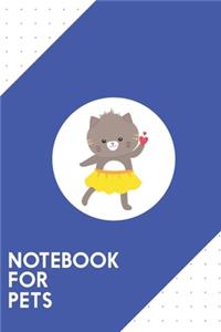 Notebook for Pets