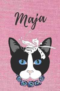 Maja Katzen-Malbuch / Notizbuch / Tagebuch
