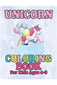 Unicorn Coloring Book: for Kids Ages 4-8