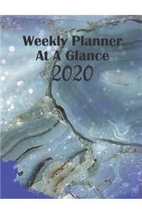 Weekly Planner At A Glance 2020